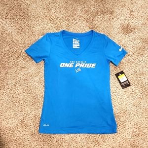 Women's Nike Blue Detroit Lions One Pride T-Shirt